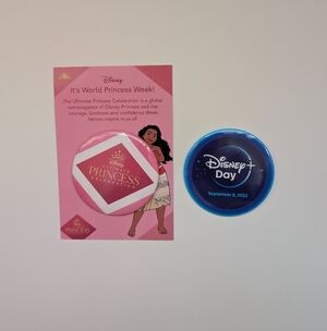Disney Parks Princess Celebration & 2022 Disney+ Day Buttons
